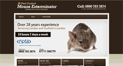 Desktop Screenshot of mouseexterminator.co.uk