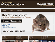 Tablet Screenshot of mouseexterminator.co.uk